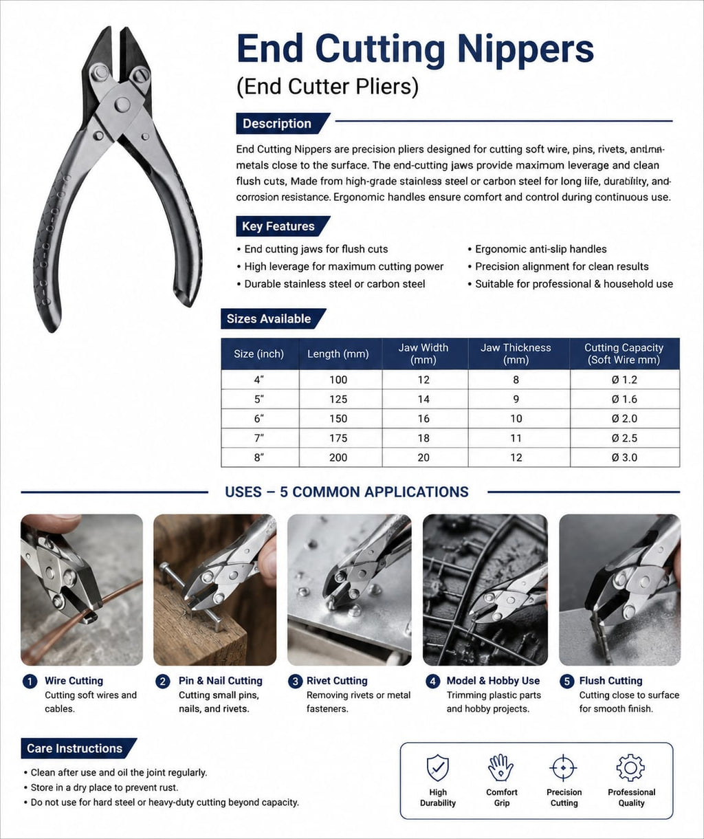 Side Cutter Parallel Action Plier